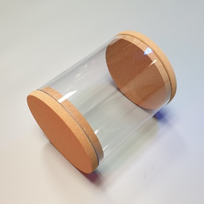 지름180mm 편지넣는 타임캡슐 전시 보관용 원통형 콜크 캡슐 전시 보관용 캡슐 상자 맞춤제작